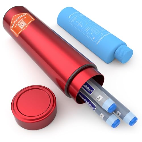 DISONCARE 60H 4 penas frigorífico portátil insulina viagem TSA 2-8 ℃ gel refrigerador medicamentos pequeno - estojo isotérmico para seringas e frascos, bolsa para diabéticos