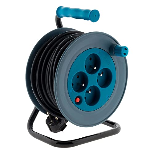 Zenitech - Bobina doméstica 15 m 3G1 mm² - azul