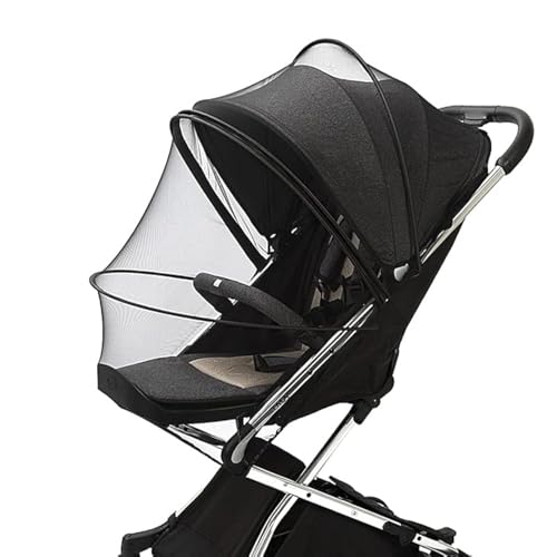 Mosquiteira carro bebé universal com fecho de correr mosquiteira carro bebé com bolsa mosquiteira carrinho bebé para Bugabooo, cadeira de passeio e berço de viagem