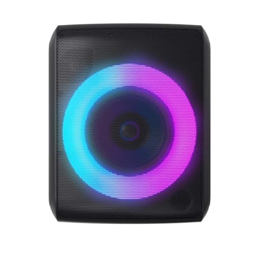 Woxter Monster - Altifalante portátil Bluetooth com função Karaoke, RGB, bateria de 2000 mAh, Pot. Saída 60 W, várias entradas Bluetooth 5.3, Mic IN, Micro SD, AUX e USB