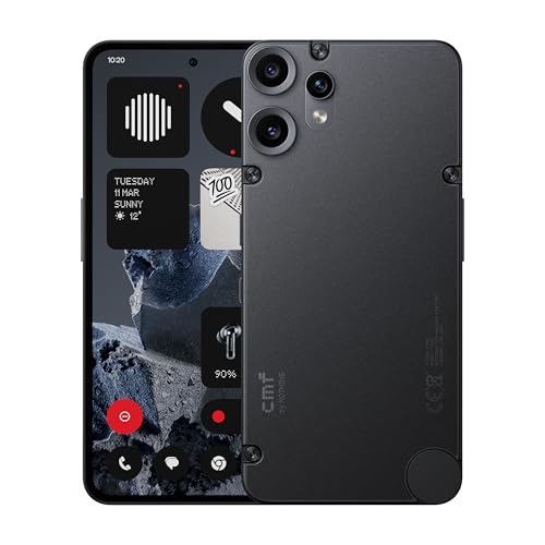 CMF Phone 2 Pro 128 GB, Smartphone 5G livre com câmara de 50 MP e Zoom 20x, ecrã AMOLED FHD+ de 6,77" de 120 Hz, grande bateria de 5000 mAh de longa duração e Nothing OS 3,2 – preto