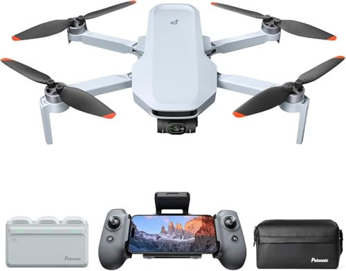 Potensic ATOM 2 drone com câmara para adultos, vídeo 4 K/foto 8 K, <249 g, gimbal de 3 eixos, transmissão de 10 KM, seguimento AI, gravação vertical, AI Noite Shots, QuickShots, 96 min de voo Fly More
