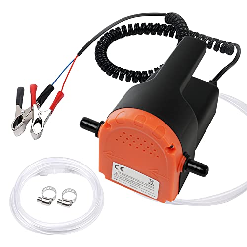 flintronic Bomba extrator de óleo, 12 V 80 W bomba de óleo de aspiração bomba de transferência de óleo e diesel, para automóveis/motocicletas/barcos/caravanas-com proteção contra sobrecarga