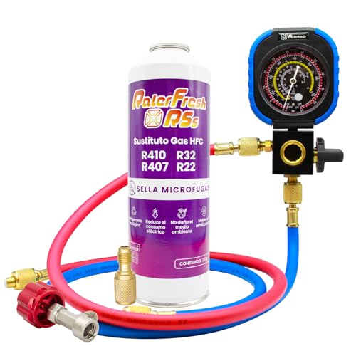 Gas Refrigerante Ralerfresh RS substituto de gás R410, R32, R407 e R22 recarga de gás refrigerante orgânico para ar condicionado Split ecológico eficiente recarga rápida (garrafa RSs Man RF31)