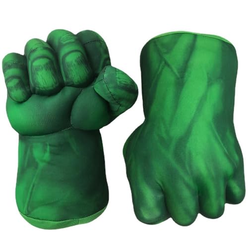 JNKODNB Super-heróis brinquedos para crianças, luvas de boxe, luvas de mão, punhos macios, cosplay para crianças, Halloween e aniversário (verde)