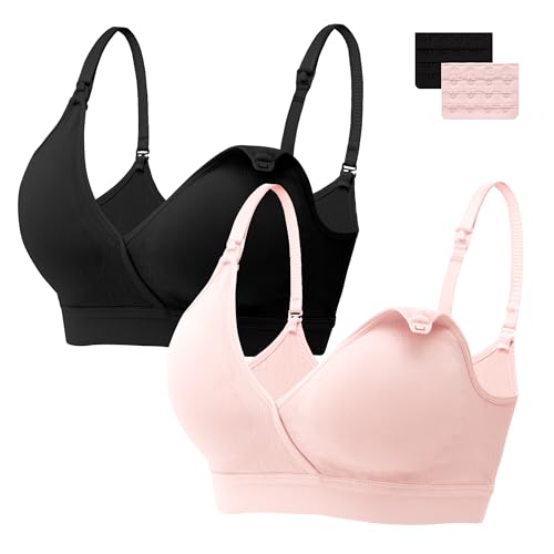 HBselect Sutiã de amamentação sem costuras, multicolorido, sutiã de maternidade, sutiãs de pré-maternidade, sutiã multicolor para grávida