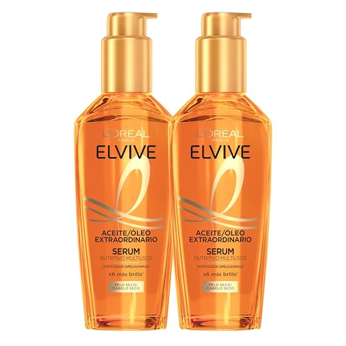 L'Oréal Paris Elvive óleo extracomum, tratamento sublimador para o cabelo, para cabelo / cabelo seco, pack 2 x 100 ml