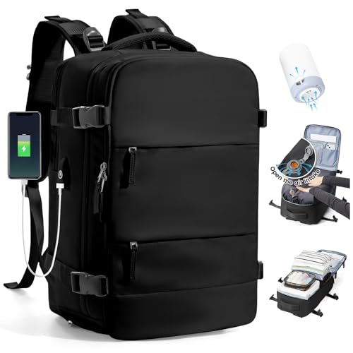 SZLX Mochila a vácuo com bomba mochila de viagem cabine avion 40 x 20 x 30 mulher Ryanair bagagem de mão 40 x 30 x 20 Vueling Wizzair mochila de viagem 40 x 20 x 25 sacos de viagem 45 x 36 x 20