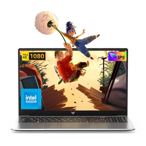 Tivique Computador portátil FHD de 15,6", 16 GB RAM, 512 GB SSD, processador N97 (até 3,6 GHz), WiFi 5, BT 5.0, USB 3.2 * 3, bateria de 5000 mAh - ideal para escritório e estudos
