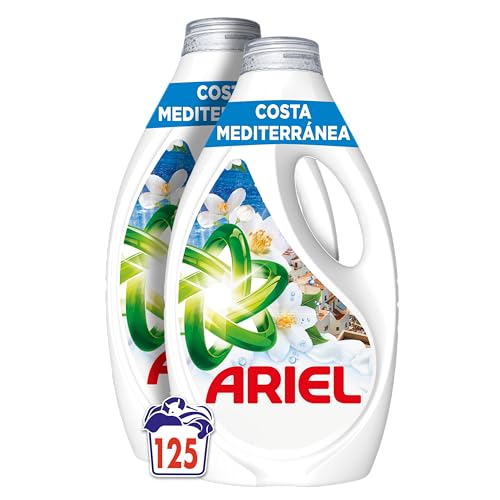ARIEL Sea Breeze & Jasmine, Liquid Detergent, 25 Washes (embalagem de 5)