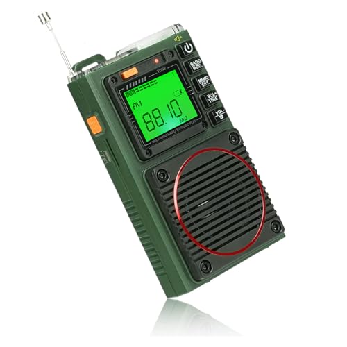 Retekess TR111 Rádio Multiband Bande, FM VHF Am SW WB rádio, aviso SOS estéreo inferior, controlo remoto para aplicações inteligentes, MP3/TF, ao ar livre