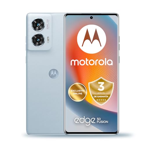 Motorola Edge 50 Fusion 16 GB (8 GB RAM Boost)/256 GB, ecrã curvo de 6,67" e Dolby Atmos, IP68, sistema de câmaras ultra pixel de 50 MP, 5000 mAh, carregamento TurboPower de 68 W (Inclui ido), duplo