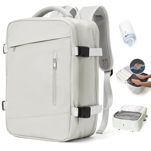 SZLX Mochila viagem cabine avião 40 x 20 x 25 mulher Ryanair mochila viagem a vácuo com bomba malas de viagem bagagem de mão malas de viagem cabine 45 x 36 x 20 Easyjet mochila para portátil com cabo