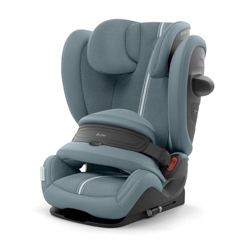 Cybex Gold Cadeira de carro Pallas G i-Size, 76-150 cm, 15 meses a 12 anos, aprox. 9 a 50 kg, Plus, pérolas G2, azul (azul claro)
