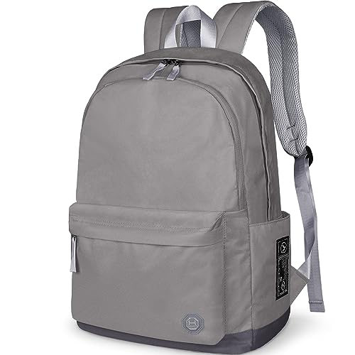 HAMUNI Mochila unissexo clássica escolar universitária leve casual para viagens universitárias bolsa de trabalho de negócios, para homens, mulheres, meninos e meninas, adapta-se a portáteis de 15
