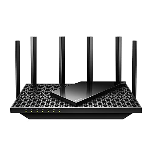 TP-Link Archer AX72 Pro Router Wi-Fi 6, AX5400, portas multi-Gigabit 2,5 G, banda de 160 MHz, Fem de alta potência, 6 × antenas, formação de feixes, VPN, portas USB 3.0