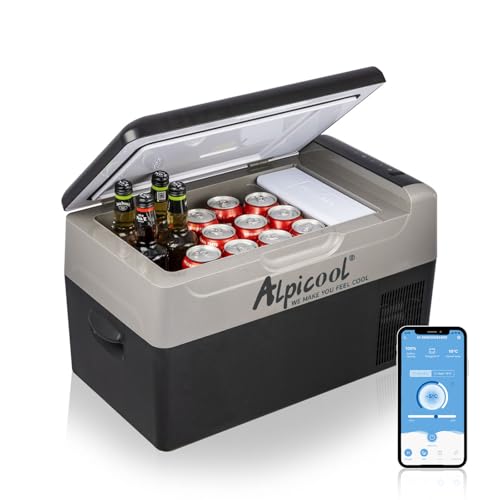 Alpicool G22 22 Litros frigoríficos mini frigorífico de carro portátil elétrico frigorífico de viagem congelador do carro 12 V CC frigorífico para casa ar livre campismo