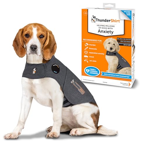 Thundershirt - Colete relaxante para cães - anti-stress, ajuda a reduzir a ansiedade), cinzento, M