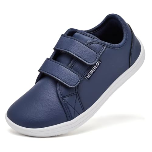 HOBIBEAR Kids Calçado escalço largo para meninos meninas Outdoor Trail Running Minimalist Walking leves flexíveis de Trail Shoes