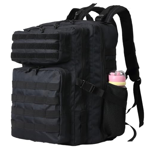 CINGHI LUSSO Mochila militar 50 l mochila tática mochila homem com suporte de garrafa mochila caminhadas mochila impermeável mochila de viagem para adultos mochilas de acampamento ao ar livre