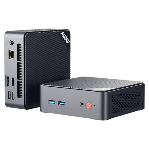 AWOW Mini PC Wi-11 Pro Gen12 N100 Quad Core 3,40 GHz, 16 GB DDR4 512 GB M.2 SSD Mini Desktop Computer Micro PC Dual Display HDMI DP 4K@60Hz RJ45 Gigabit Ethernet, WiFi5, WiFi5 12
