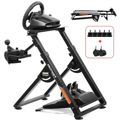 GTPLAYER Soporte de volante para G923 G29 G920 T300RST500RS Volante Gaming Force Feedback y palanca de cambios TH8A V1 - Fanatec Clubsport PS4 - Inclinable