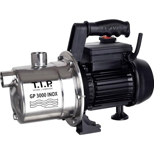 Bomba de jardim T.I.P. Aço inoxidável GP 3000 INOX 3011, fluxo de até 2,950 l/h (comprimento x largura x altura) 350 x 175 x 265 mm