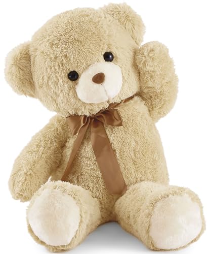 YunNasi Urso de peluche 90 cm, urso de peluche gigante XXL, castanho claro