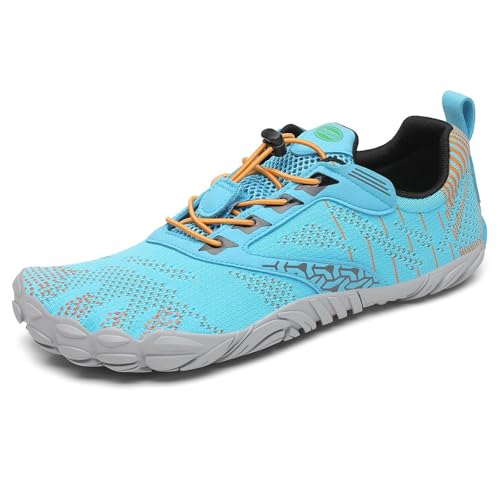SAGUARO Barefoot Homem mulher sapatilhas minimalistas para zero Drop Soles e Wide Tox Box, Gr.35-48 UE