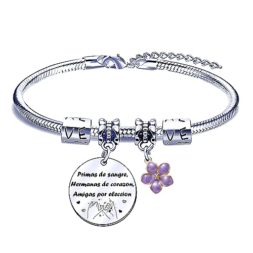 POIUYTRE Pulseira amiga presente de amiga presente amiga aniversário Natal presente de graduação presentes para amigas presentes originais para amigas pulseira de melhor amiga