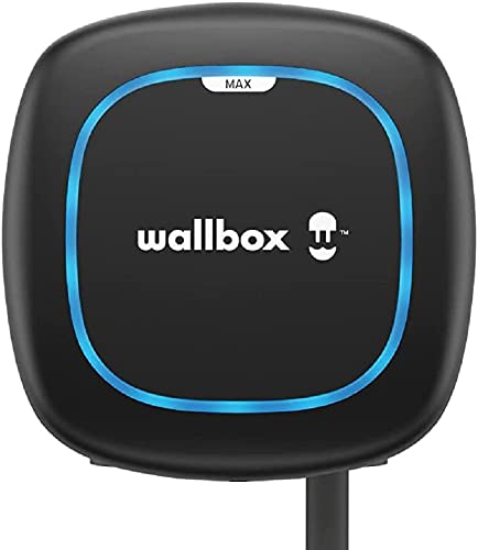 Wallbox Pulsar MAX, carregador para veículo elétrico (11 kW, Type 2, Wi-Fi, Bluetooth, OCPP, Interior/Exterior, 5 m, facilidade de instalar), preto