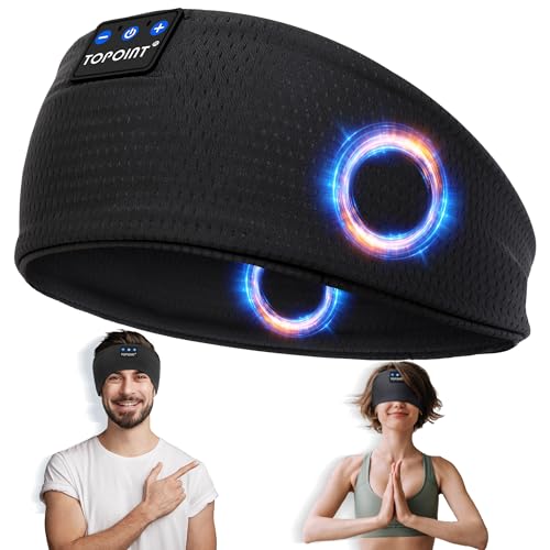 TPfocus Auriculares para dormir ASMR auriculares Bluetooth presente homem e mulher Sleep Headphones desportivos sem fios recarregável Bluetooth dormir para correr, viagens e relaxar
