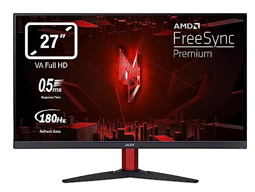 acer Nitro KG272Z3bmiipfx Monitor FHD ZeroFrame IPS 280Hz (16:9 1 ms/0,5 ms(GTG, Min.) 400nits 2 x HDMI DP MM Audio out HDR400 FreeSync Premium EU MPRII Black H.Cabo x1 DP.Cabo x 1 AMZ DI)