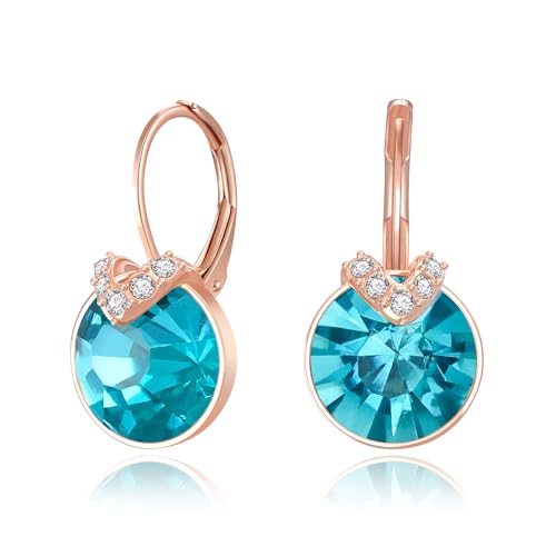 Brincos de mulher - Clearine Cubic Zirconia costas de alavanca brincos pendentes Chandelier dia dos namorados / aniversário/Natal / Dia da Mãe presente de joalharia para mãe / esposa / namorada