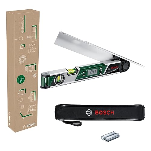 Bosch Home and Garden Localizador digital de ângulos UniversalAngle (mede e transfere com precisão até 220°, função de cálculo integrada para esquadria, em caixa e-commerce)