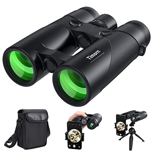 Binóculos profissionais longo alcance 8 x 42: Timorn binóculos poderosos impermeáveis vista grande com tripé adaptador para telefone para observação de pássaros, caça, astronómicos