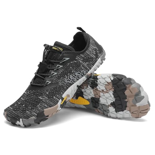 SAGUARO Barefoot Sapatilhas de Trail para homem e mulher respirável antiderrapante sapatos minimalistas