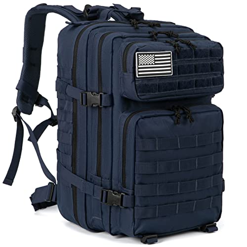 QT&QY Mochilas militares táticas 45 L Molle mochila de assalto do exército mala Bug Out de 3 dias mochila de caminhada para acampar
