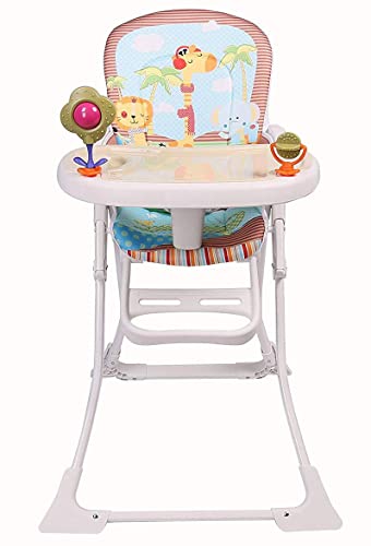 Star Ibaby Pretty Cadeira de bebé com brinquedos, bandeja dupla, apoio para os pés regulável.