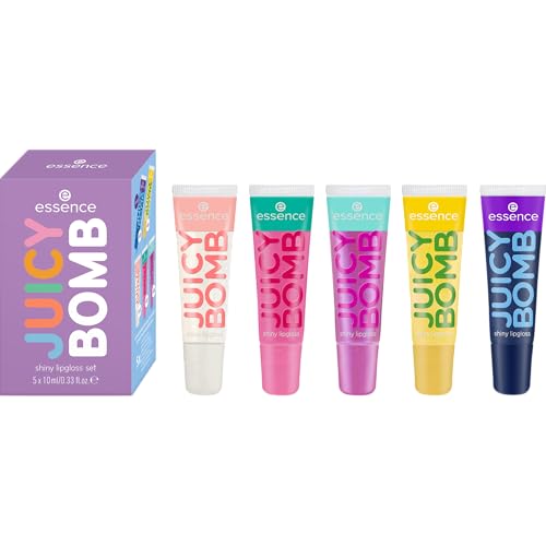 essence Set brilho labial JUICY BOMB (1 unidade)