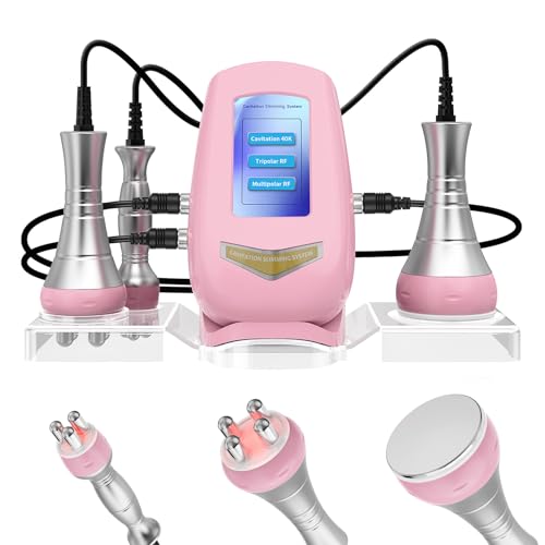 Zrwuldu Radiofrequência facial e corporal 3 em 1, 40 K máquina de emagrecimento massajador anticelulite vacumterapia celulite máquina anticelulite massajador celulite melhor produto adelgaçante