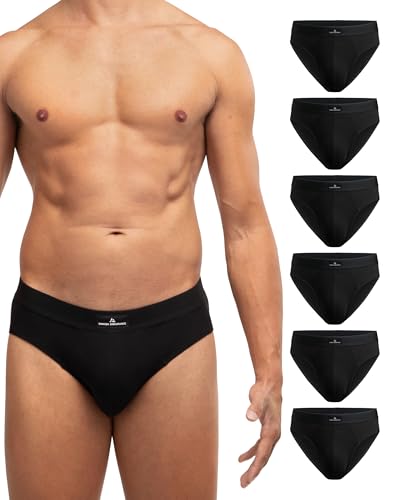 DANISH ENDURANCE Cuecas homem Slip de algodão, Slips homem respiráveis, 3 Pack - cuecas para homem, Slips homem algodão, Slip homem