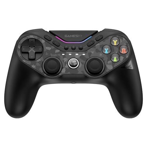 GameSir Mando inalámbrico Tarantula Pro para PC/Switch/Android/IOS, mando Bluetooth Mag-Res TMR Stick, botón frontal intercambiable, 9 botones asignables,Turbo, MFi, Steam