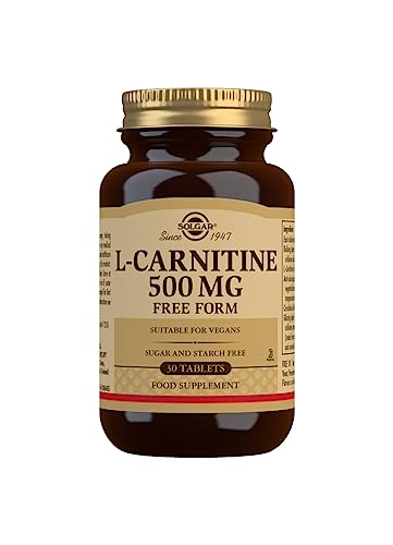Solgar L-carnitina comprimidos de 500 mg - embalagem de 30