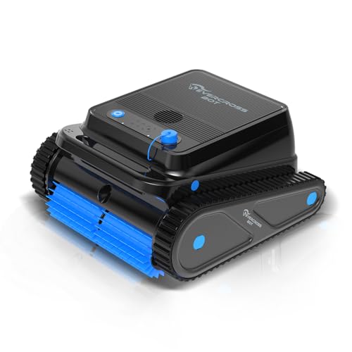 EVERCROSS BOT U8 Robot de piscina, robot piscina limpa fundos e paredes, dura até 120 minutos, 4 modelos, motor quádruplo, navegação inteligente, estacionamento automático, piscinas enterradas de 200