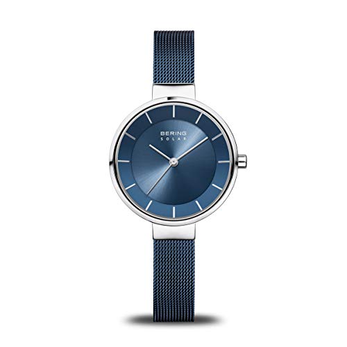 BERING 14631 Reloj de Cuarzo para Mujer con Caja de Acero Inoxidable de 31 mm y Esfera, Correa milanesa, Cristal de Zafiro y Resistencia al Agua de 5 ATM