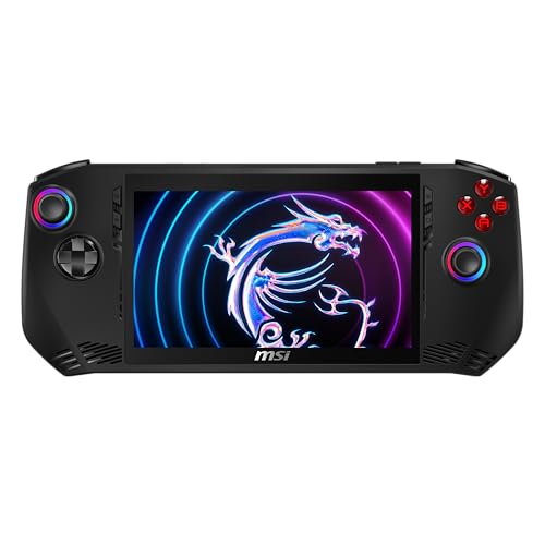 MSI Claw A1M-085ES Consola portátil Full HD de 7" de 120Hz (Intel Core Ultra 7, 16 GB RAM, 512 GB SSD, Wi-Fi 7, Windows 11) - preto