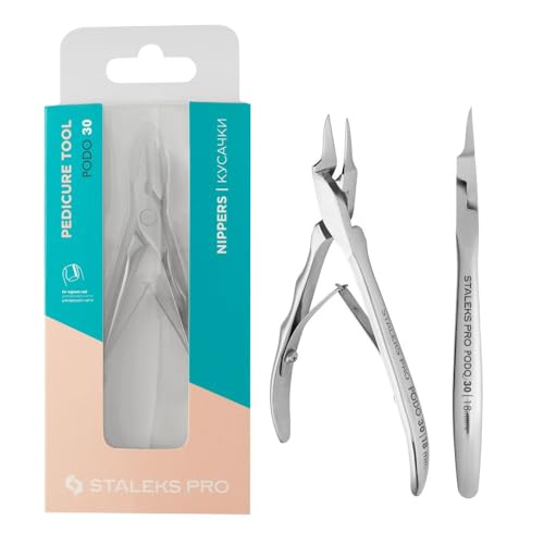 STALEKS PRO Alicate profissional para unhas encravadas de 18 mm. Pedicures especiais. PODO 30-18 mm