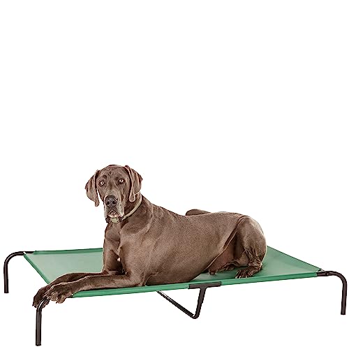 Amazon Basics Cama elevada refrescante animais de estimação para cão, verde, XX-Large, 153 x 94 x 23 cm (L x An x Al)