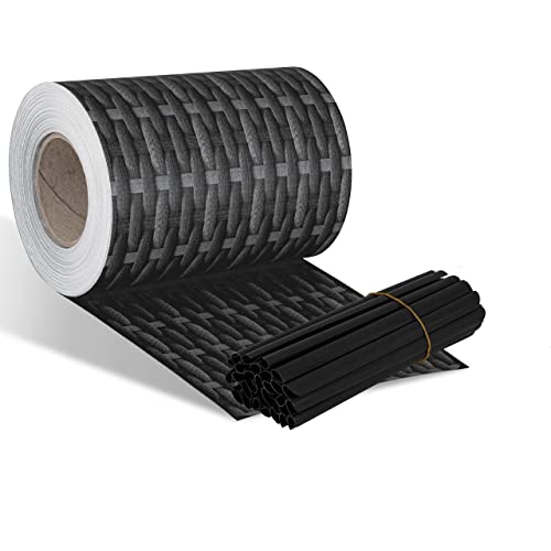 KESSER® Faixa de privacidade PVC rolo cerca opaca de haste dupla 70 m x 19 cm, 60 clipes de fixação | resistente às intempéries e ao vento, faixa opaca cerca de jardim cercado, antracite